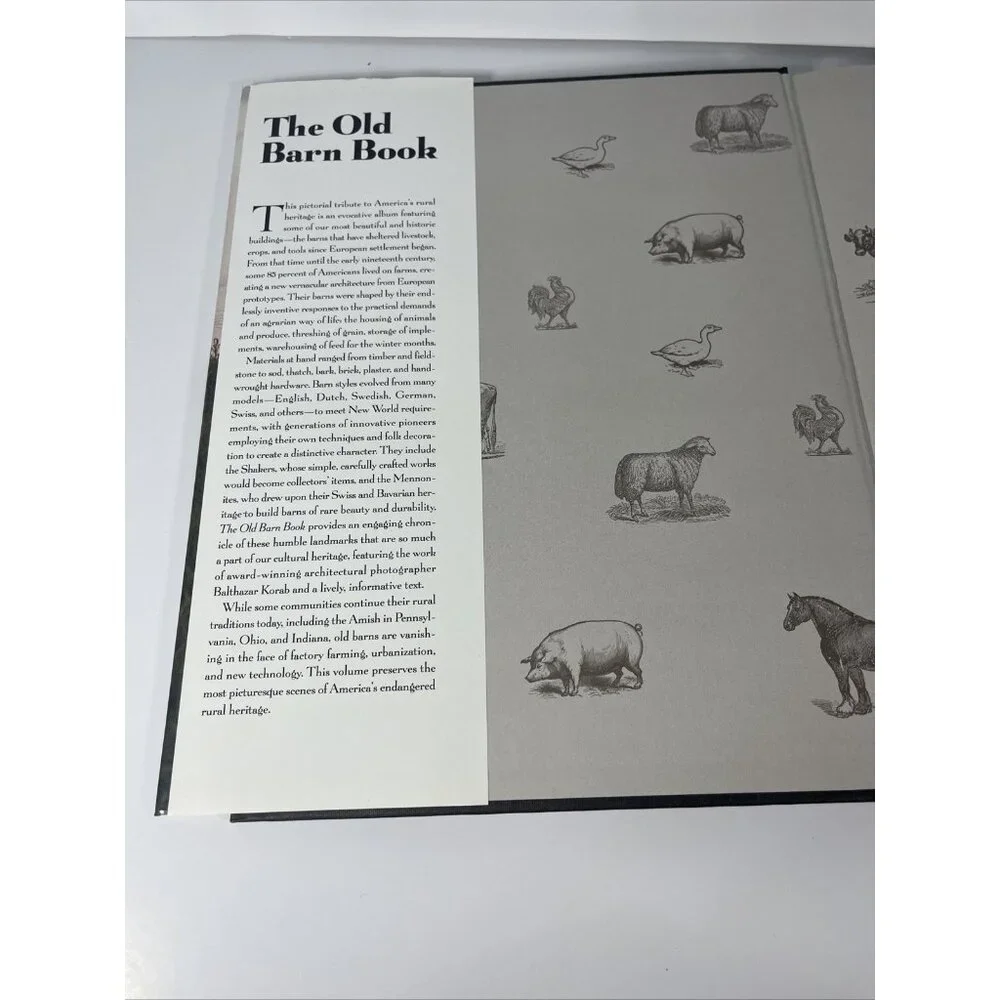 The Old Barn Book Hardcover Coffee Table Book Americana Photography 1997 - Picture 5 of 14